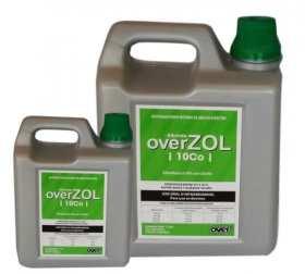 Albendazol Over (Overzol) 10Co Antiparasitario interno de uso oral o intrarruminal en bovinos. Suspensión acuosa lista para usar de Albendazol al 10% con el agregado de Sulfato de cobalto.