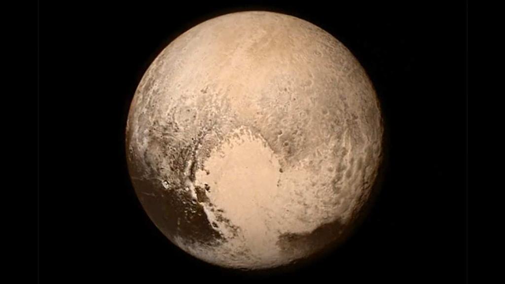 Plutón visto desde la