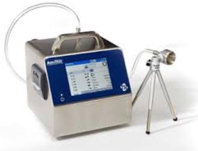 Tipos de instrumentos de detección en tiempo real para aerosoles Instrumento Flujo de muestreo Rango de aerosol