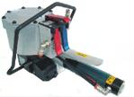 FLEJADORA ELECTRICA - STPK ONE (FLEJE PP / PET) Aparato manual motorizado programable en modos automático, semi-auto, manual y soft tensión