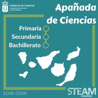 Apañada de Ciencias Proyecto dirigido a cualquier etapa del Sistema Educativo, para centros públicos de Canarias, que este curso tendrá una fase inicial de formación