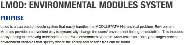 Entorno y disponibilidad del software Configuración del entorno: Uso de módulos (LMOD). Compatibilidad de librerías. Uso de las versiones adecuadas.