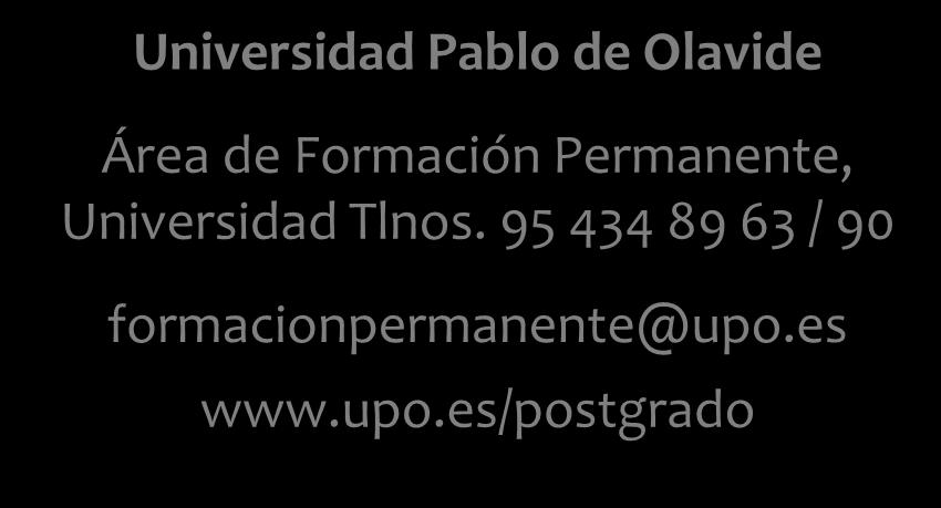 Formación Permanente, Universidad Tlnos.