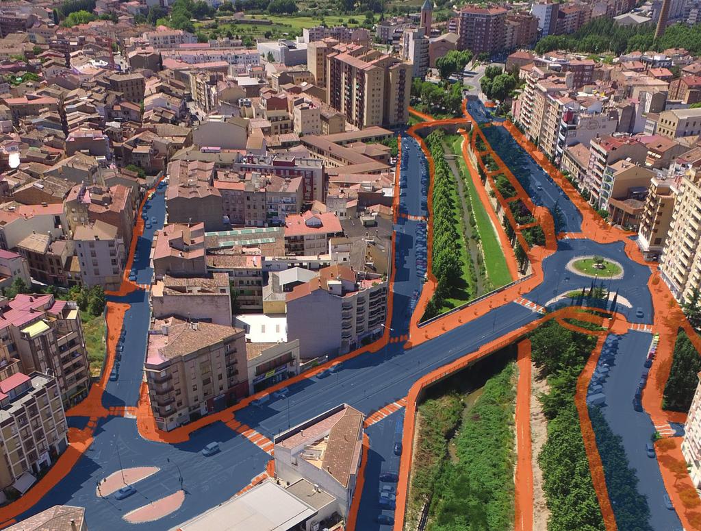 Rediseñar una ciudad a la escala humana es limitar el tráfico de automóviles, aumentar las áreas verdes, estimular el uso de la bicicleta, reconquistar los espacios públicos, fomentar la construcción
