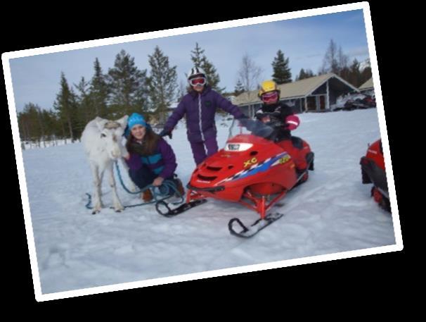 4 PYHÄ Día 2º PYHÄ Safari de motos de nieve, Ice Karting y minimotos de nieve Desayuno buffet. Hoy realizaremos una excursión en motos de nieve de unas 2 hrs de duración aprox.