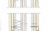 Divisòries i revestiments Entre habitatges: Plaques de cartró guix. Doble estructura de perfils d acer galvanitzat.