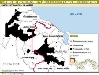 En 2010, la UNESCO solicitó que la construcción en Panamá cese ya que el movimiento transfronterizo de Evaluación Ambiental Estratégica (EAE) se observaron serias amenazas.