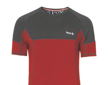 105 S-4XL RIDGE Technical short sleeve t-shirt DRY and Coolspeed technology fabric: lightweight, breathable and quick dry fabric Body moisture passes through the fabric Flatlock seams to avoid