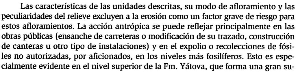 Martín y Fernández (1985) utilizan, de manera informal, el término de Miembro Aguatón, para el tramo inferior de la Fm. Loriguilla en ese sector.