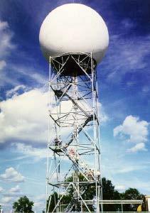 Radar meteorológico Emisión de ondas electromagnéticas Recepción de señales (ecos) que rebotan al chocar contra objetos pe gotas de lluvia en el interior de