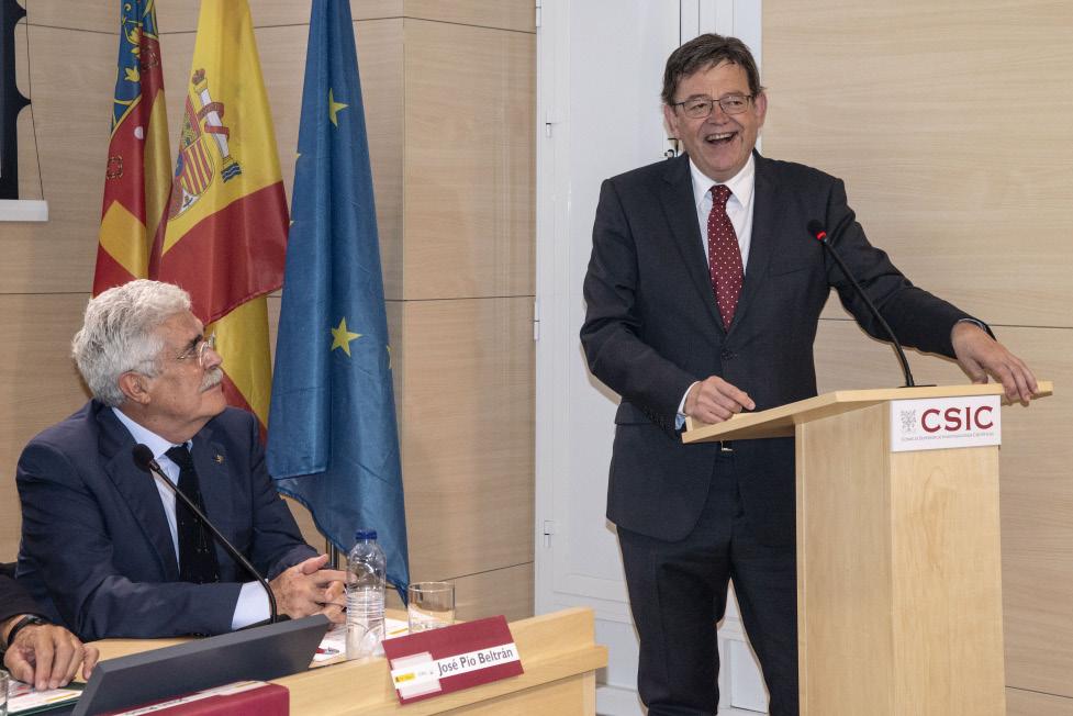 Inauguración de la Casa de la Ciencia en Valencia 3 de septiembre de 2018 Ximo Puig, presidente de la Generalitat