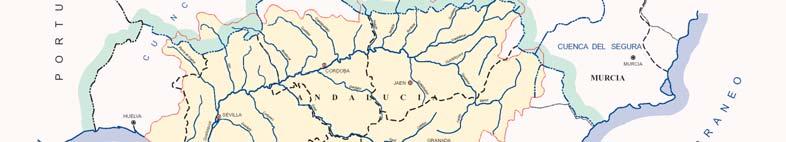 Confederación Hidrográfica del Guadalquivir El Guadalquivir nace en la Sierra de Cazorla, y atraviesa la provincia de Jaén,