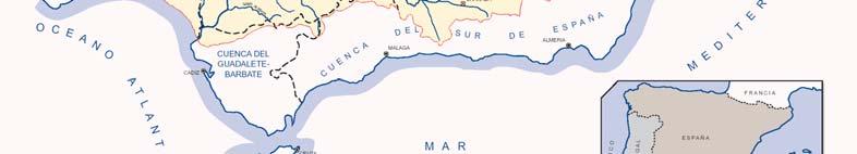 Cuenta con aportación de los afluentes de Sierra Morena (Guadalimar, Jándula, Guadiato) y de la Cordillera Subbética (Genil,