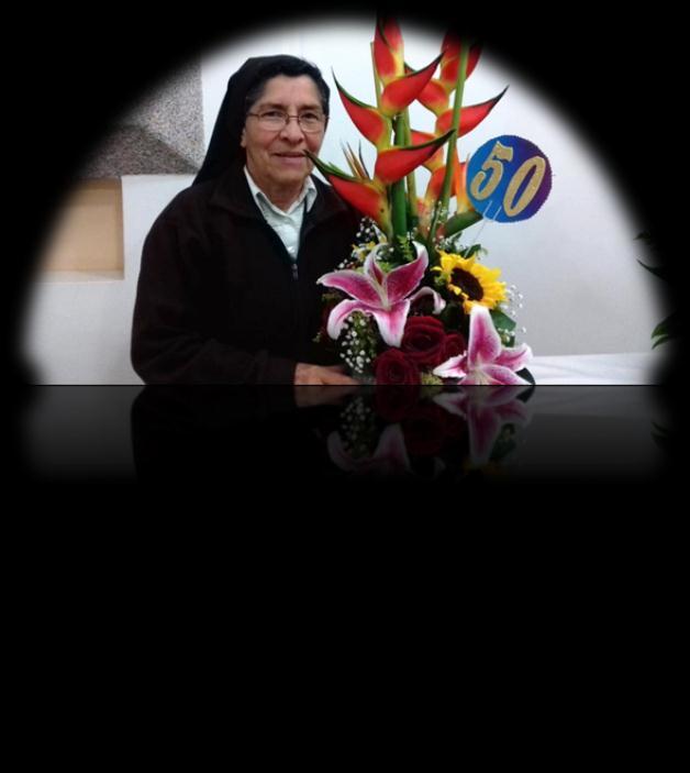 Celebración en comunidad de los 50 años de fidelidad de Dios en la vocación de nuestra hermana Cecilia Mora.