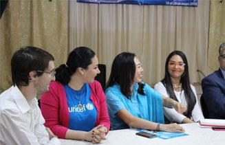 Miembros y Directivos de la UNICEF Realizan Visita de Cortesía a la Universidad Autónoma de Chiriquí. Por: Alexis Rivera A.