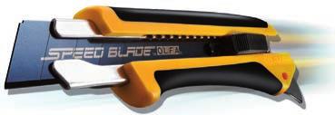 1.3 Cuchillas 18 mm Cuchilla troceable Speed Blade 18mm Cuchilla Excel black recubierta de flúor que reduce la fricción a la hora del corte.