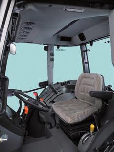 Cabina Cada detalle de la cabina está diseñado para garantizar el confort y la accesibilidad a los mandos xcelente visibilidad en todos los