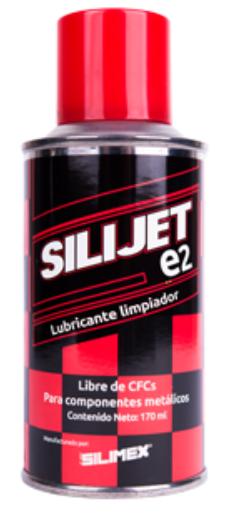 SILIJET E-2 LUBRICANTE LIMPIADOR SiliJet e-2 es un producto formulado a base de silicón para la limpieza y lubricación de componentes metálicos de equipos electrónicos, de cómputo y automotrices y en