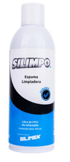 SILIMPO ESPUMA Silimpo es una espuma limpiadora de uso externo formulada para lograr limpieza y brillo en cualquier superficie plástica y metálica.