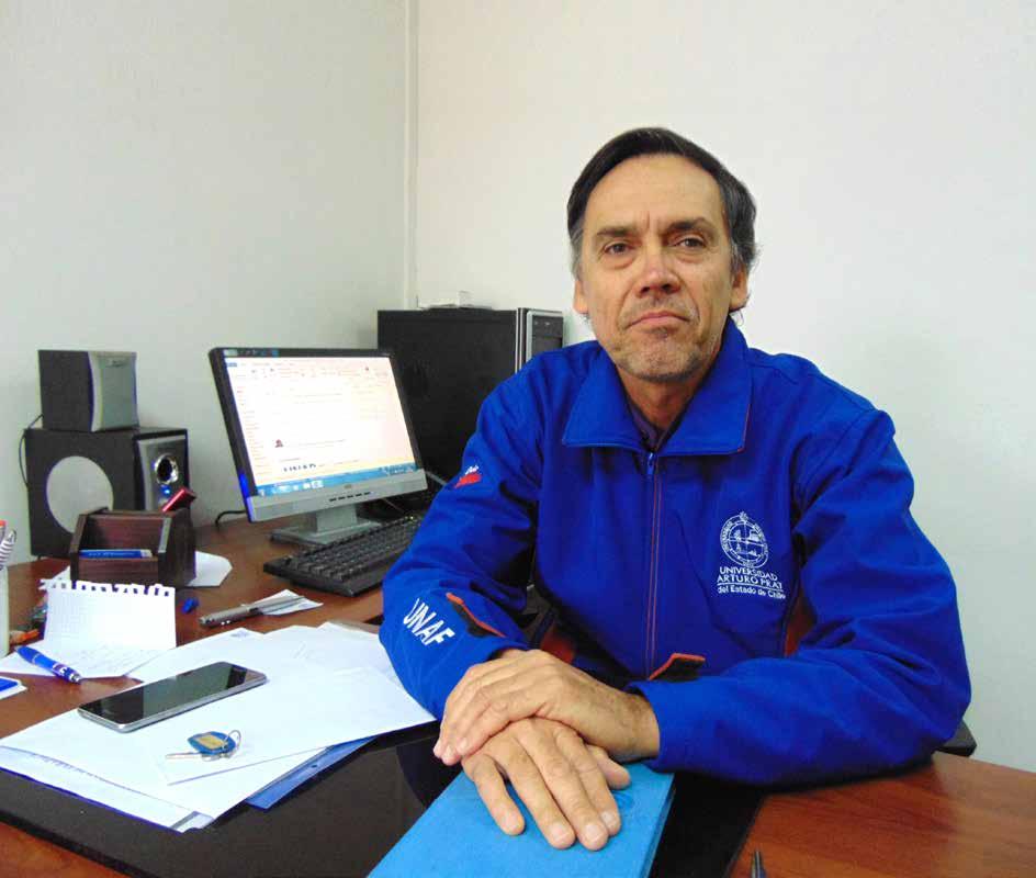 Entrevista Renzo Pepe Victoriano, investigador UNAP Fotografía: UNAP.