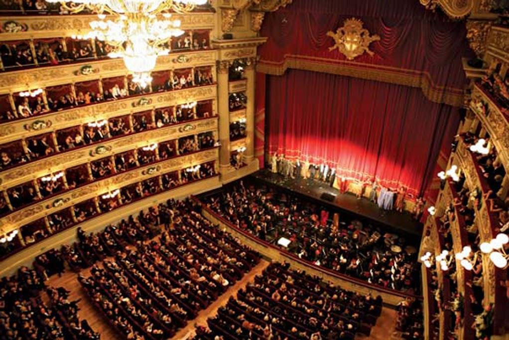 Teatro a la italiana o Data del siglo XVIII; sus elementos básicos han llegado hasta nuestros días.