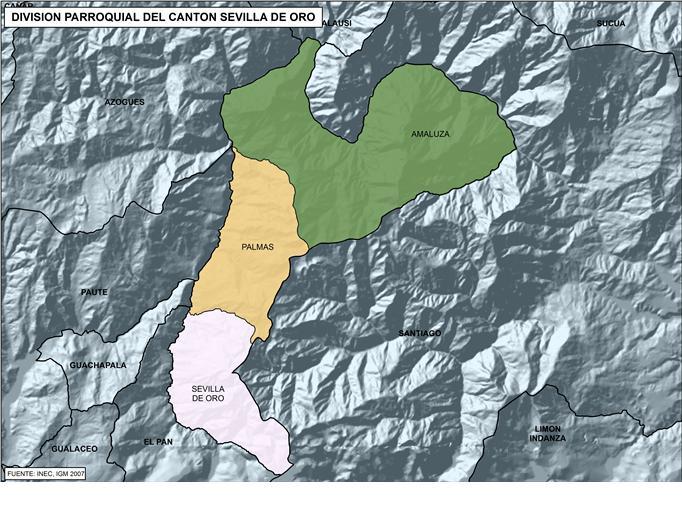 8% del territorio de la provincia de AZUAY (aproximadamente.3 mil km2).