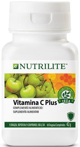 VITAMINA C PLUS Vitamina C Plus de Liberación Prolongada NUTRILITE es un complemento mejorado de vitamina C altamente efectivo, diseñado para proporcionar una liberación lenta y constante de vitamina