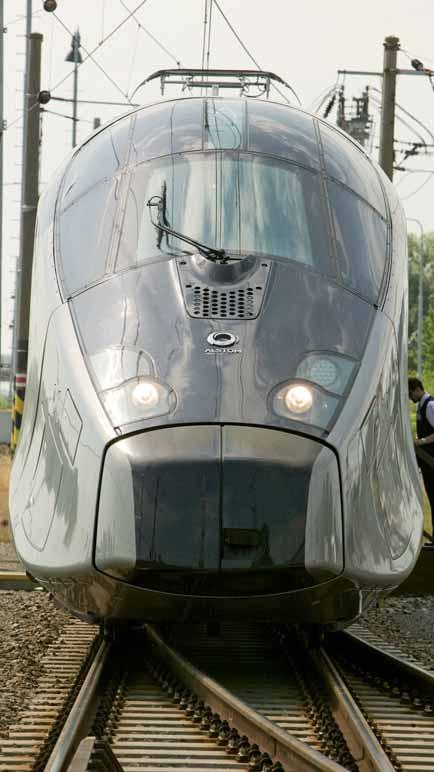 El último tren de alta velocidad de Alstom la Automotriz Gran Velocidad AGV culmina durante el presente mes de septiembre sus primeras pruebas dinámicas en el circuito de Velim en Chequia.