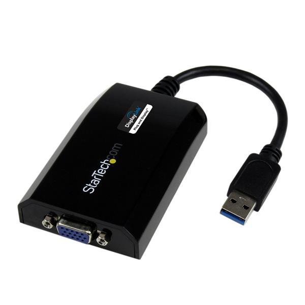 Adaptador de Vídeo Externo USB 3.0 a VGA para Mac - Tarjeta Gráfica Externa Cable - 1920x1200 1080p Product ID: USB32VGAPRO El adaptador USB 3.0 a VGA, modelo USB32VGAPRO, convierte un puerto USB 3.