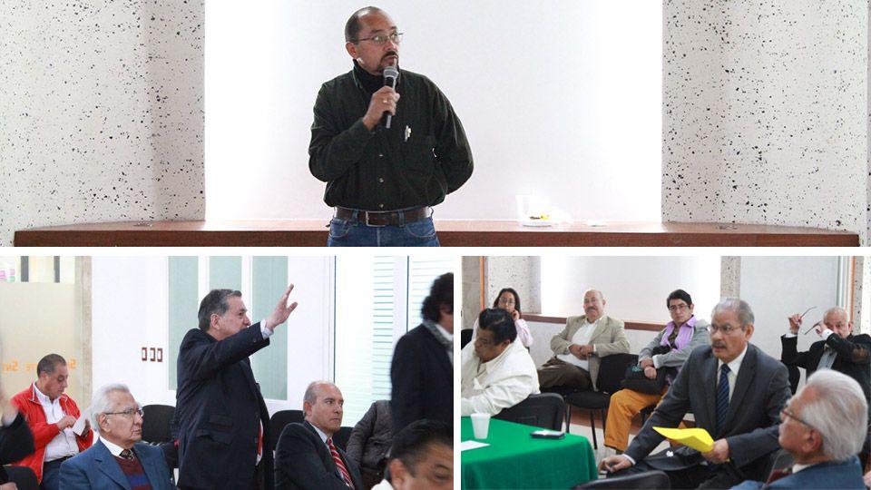 prof. Oscar Martín Ramos Salinas, junto con la comisión de incremento de horas coordinada por El profesor Roderick