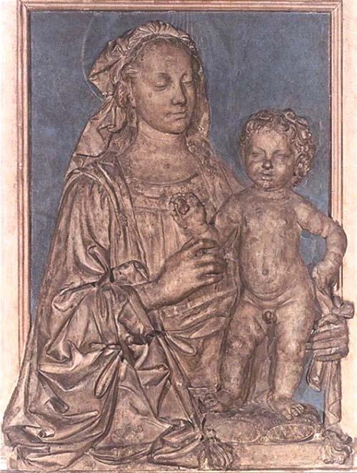 Andrea del Verrocchio (1435-1488) Su mayor actividad la dedicó a la escultura en bronce, mármol y terracota.