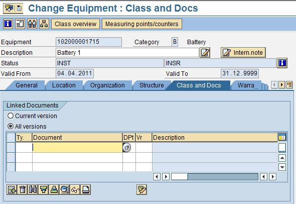 Clasifique y datos de doc: Clic en clase y lengüeta de doc