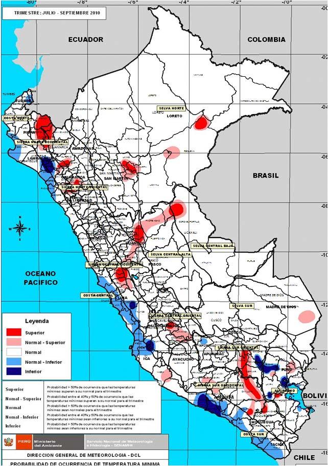 ANEXO 01 Servicio Nacional de Meteorología e Hidrología del Perú - SENAMHI: Pronóstico de