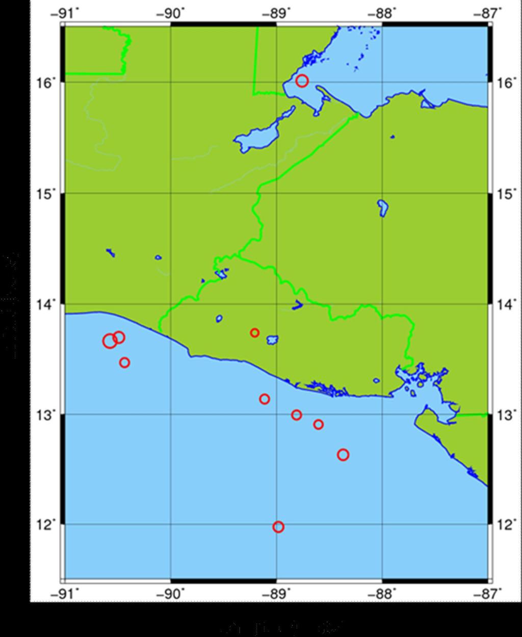 La intensidad máxima alcanzada por los sismos sentidos fue de VI en la escala de Mercalli Modificada y correspondió al sismo del 18 de enero, con magnitud 6.