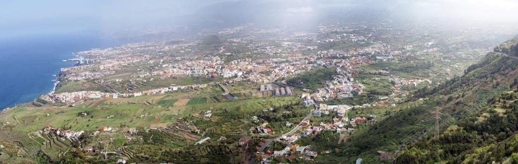 Norte de Tenerife desde el Mirador de El Lance (T.M. Los Realejos).