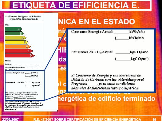Certificación Energética de los