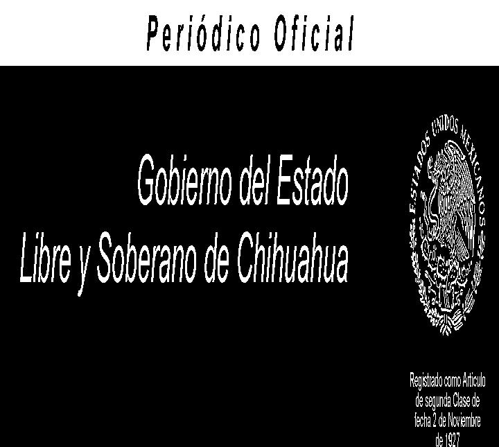 A n e x o a l P e r i ó d i c o O f i c i a l Gobierno del Estado Libre y Soberano de Chihuahua