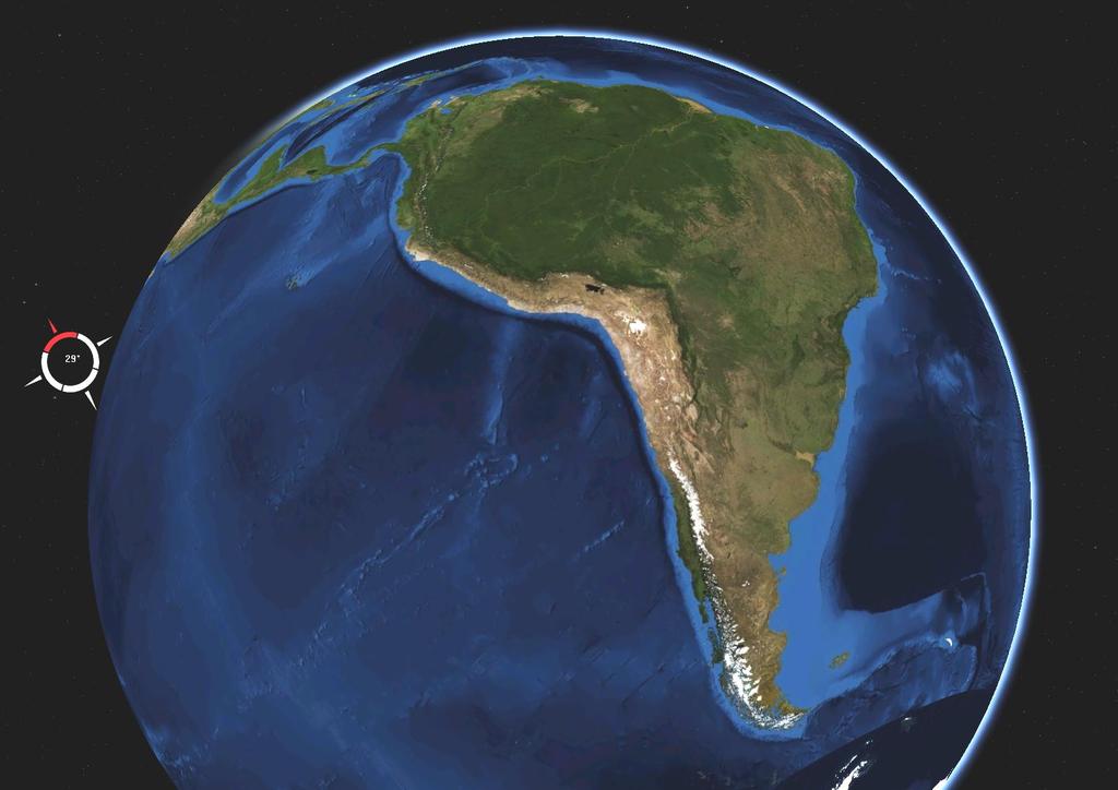 La Mirada Continental 0 S Monzón Sud Americano (Verano) Cubierta de Estratos Aguas frías Anticiclón subtropical del