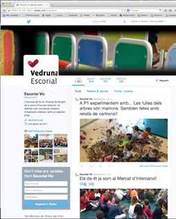 Identitat corporativa Twitter Escoles Nom Població Població Dins el perfil de Twitter, el nom d usuari ha de ser el nom de l escola que surt en el llistat d escoles de la web: www.vedrunacatalunya.