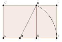 MENTAL Apéndice La Proporción Aúrea, Fractal Arquetípico [7/8] Construcción de la proporción áurea La proporción áurea y el triángulo divino La proporción áurea está relacionada con el triángulo