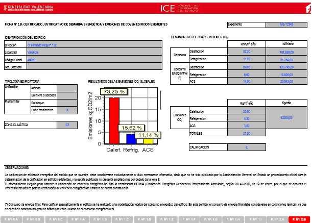 ICE Informe de conservación y evaluación energética de edificios existentes en la Comunidad Valenciana La inspección se elabora, mayoritariamente, a partir de la observación visual y sólo se incluye,