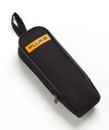 Estuche de transporte flexible C115 Incluye dos bolsillos con almohadillas para la protección de dos herramientas de comprobación, como un multímetro digital y un termómetro IR de la serie 60, además
