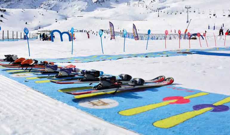 esquí, juegos y actividades de aventura para garantizar que pasen un