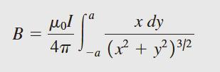 Campo magnético creado un elemento de corriente: Si calculamos el la carga de un elemento diferencial de un conductor como: dq n q A dl Entonces podemos calcular el Campo magnético (B) que genera