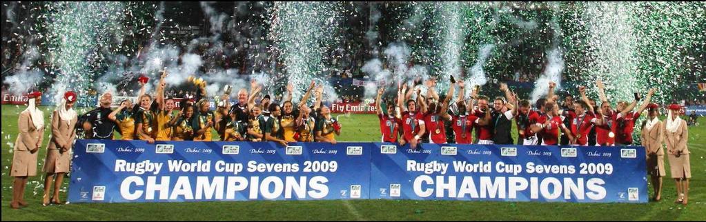 La Copa del Mundo de Rugby Siete de la IRB de 2009 de Dubai ha sido el mayor torneo internacional de Siete celebrado nunca, con 40 equipos correspondientes a 31 naciones compitiendo por el premio más