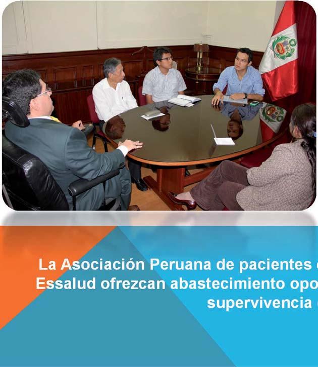 En reciente audiencia con la Asociación Peruana de pacientes