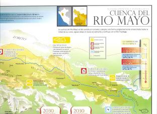 ; 24 x 45 cm ID: 017 Título: El clima presente y futuro de la cuenca del río Mayo Edición: Lima: Ministerio del Ambiente : Servicio Nacional de