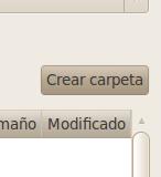 3) Elegir el lugar donde deseo crear la carpeta. 4) Clic en el icono de crear nueva carpeta.
