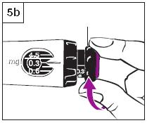 Paso 4. Coloque el Protector de Aguja (Opcional) a. Retire la tapa color negro del protector de aguja.