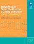 Indicadores de Desarrollo Humano y Género en México: nueva metodología
